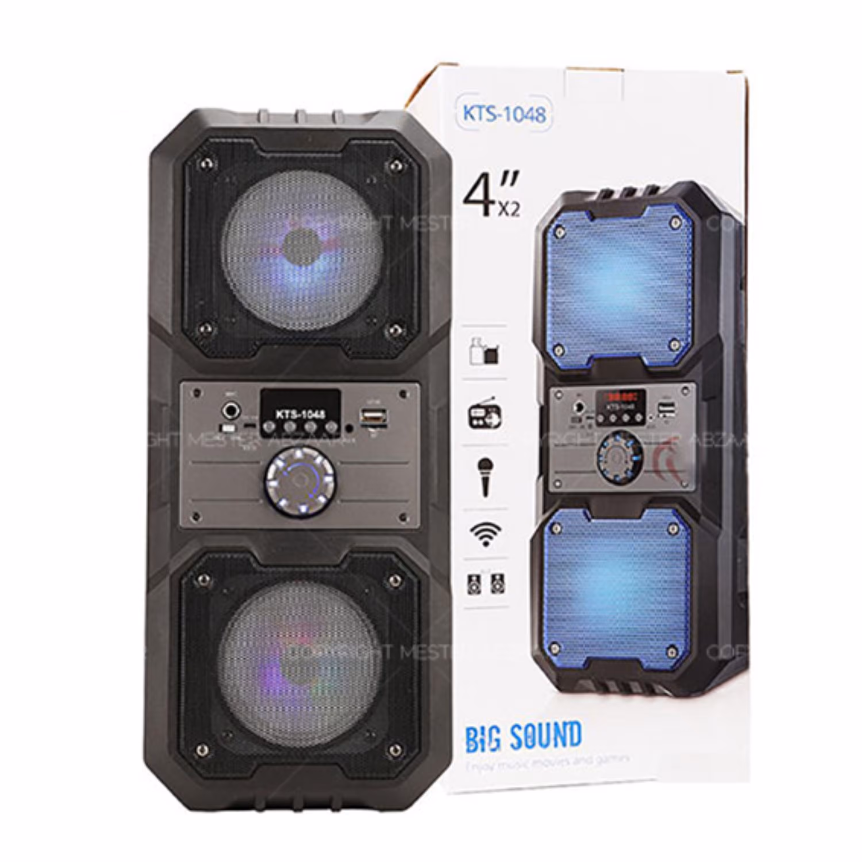 اسپیکر بلوتوثی قابل حمل مدل KTS-1048 8 Inch