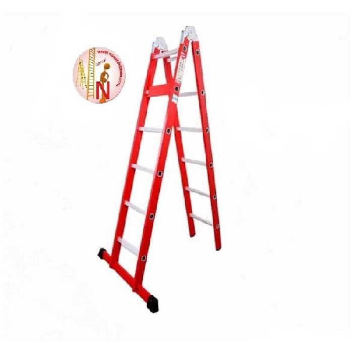 نردبان تاشو 12 پله راد استار کد 537