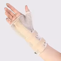 مچ بند آتل دار دو طرفه (  روی دست و  کف دست )، با قابلیت خارج کردن آتل ها پارچه سه بعدی قابل استفاده برای هر دو دست 