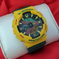 ساعت مچی مردانه و پسرانه کاسیو جی شاک دور قاب زرد CASIO G SHOCK