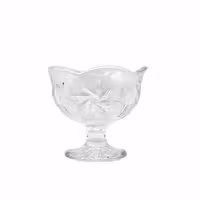 بستنی خوری مدل sunstar برند کاوه بسته شش عددی شفاف بی‌رنگ