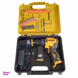 دریل پیچ گوشتی چکشی شارژی دیوالت (Dewalt) مدل Brushless 24v مجموعه 30 عددی