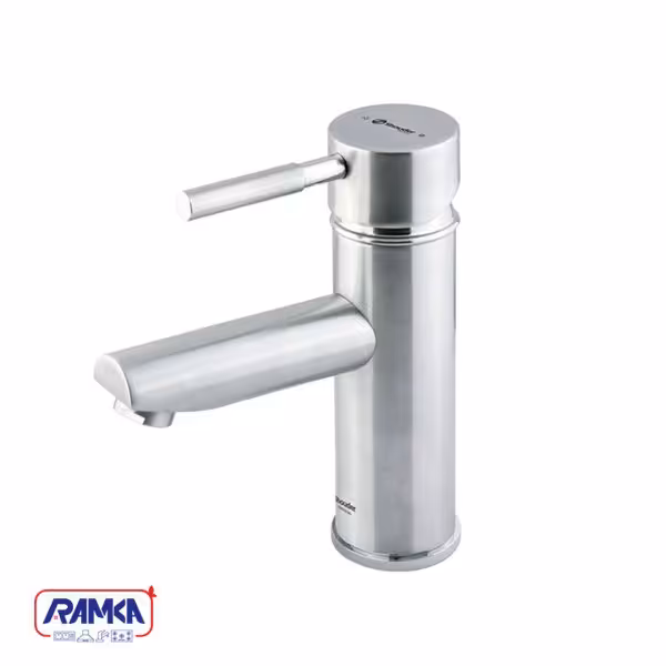 شیر روشویی شودر مدل موناکو پلاس کروم مات