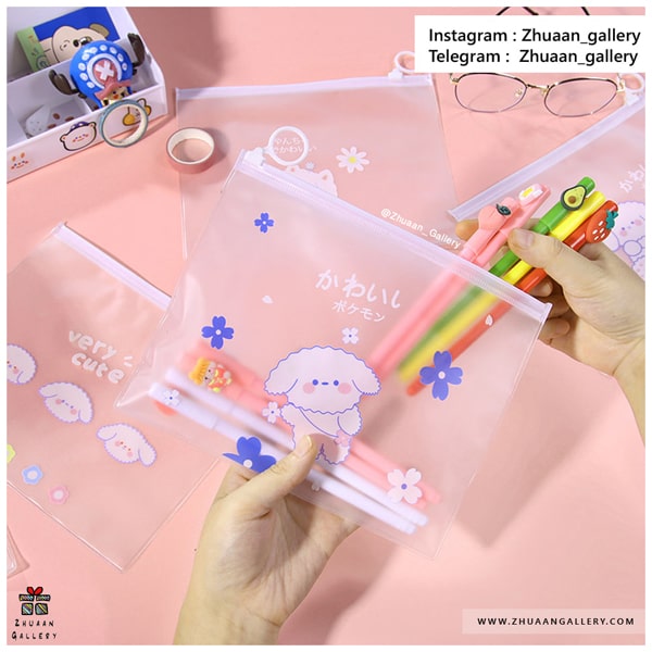 جامدادی شفاف Very Cute طرح حیوانات