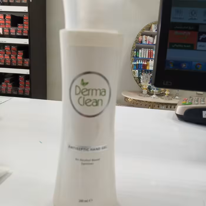 ژل ضد عفونی وپاک کننده 200میل دست درماکلین