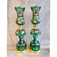چراغ لاله شمعدان عباسی سبز کوچک ارسال رایگان گالری لاله نوروزی