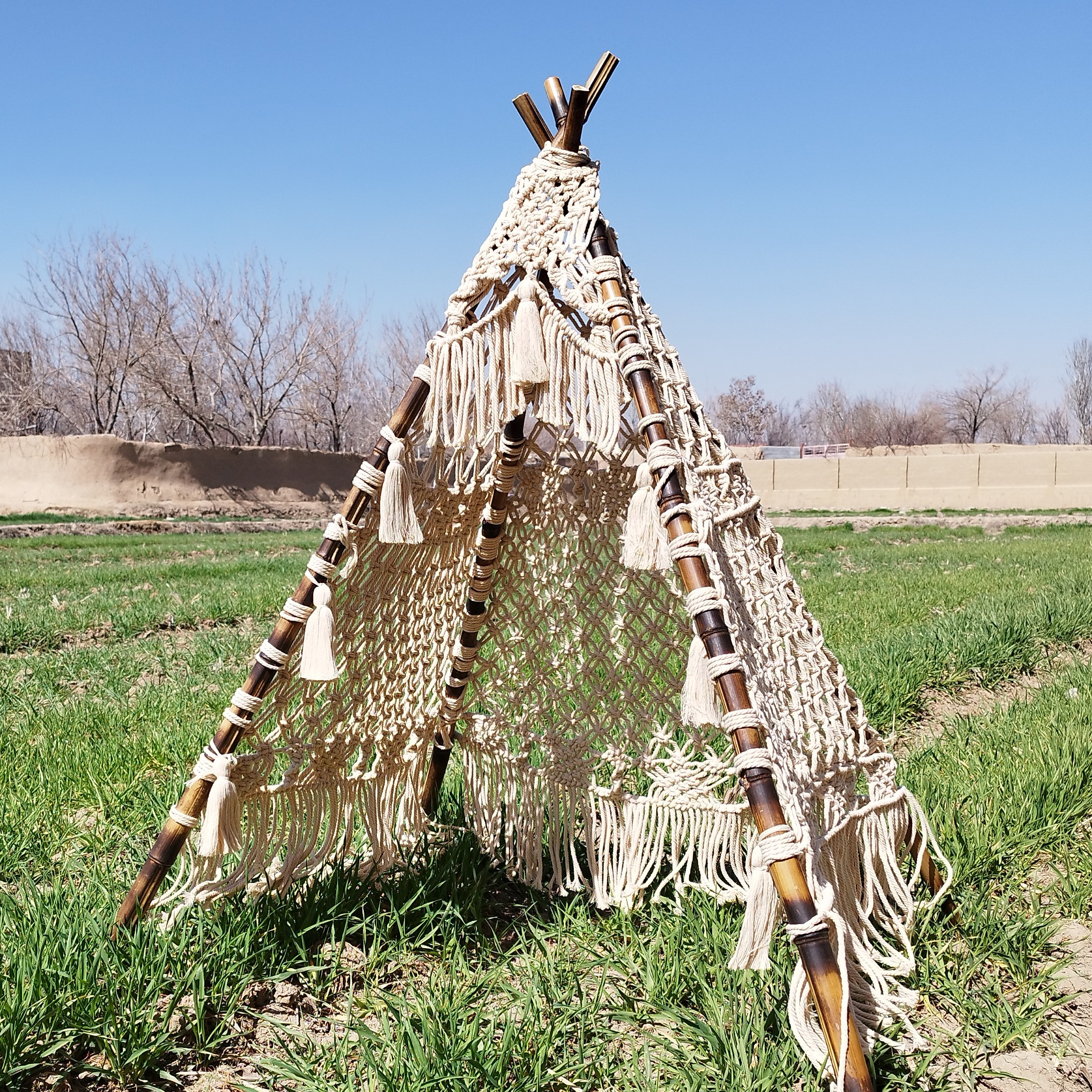 چادر سرخپوستی در ابعاد و چوب و رنگ دلخواه