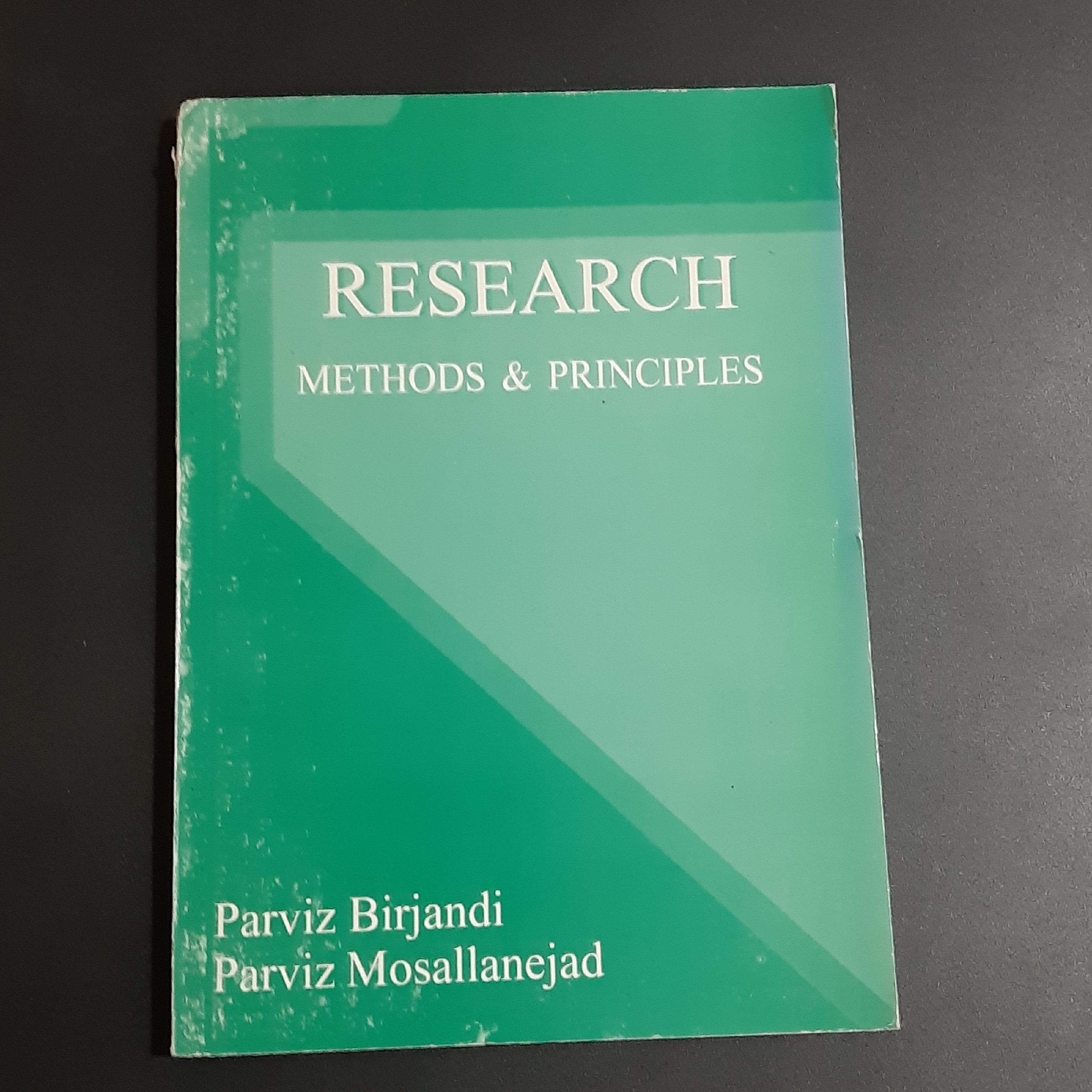 کتاب research methods and principles