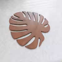 زیرلیوانی چوبی برگ