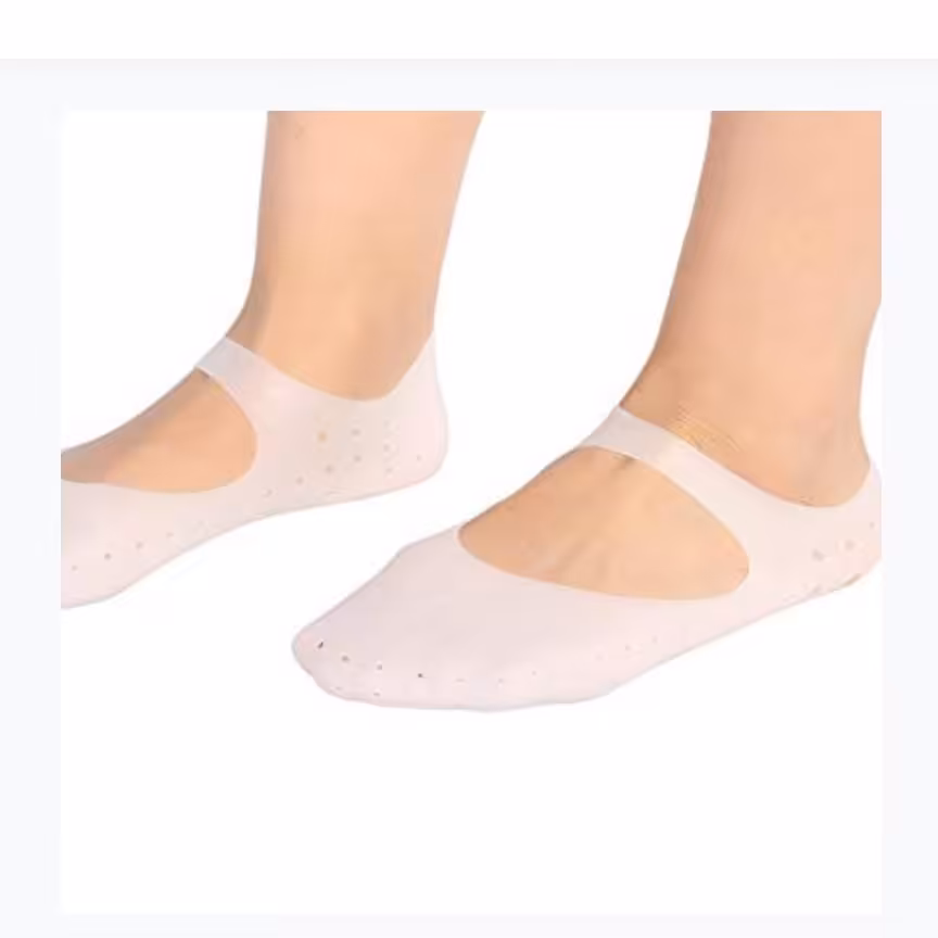 جوراب تمام سیلیکون جهت درمان خشکی و ترک پا