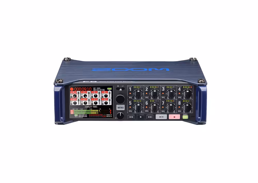 رکوردر حرفه‌ای ZOOM مدل F8