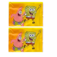 دستمال کاغذی جیبی 10 برگ مدل باب اسفنجی و پاتریک کد 33 بسته 2 عددی