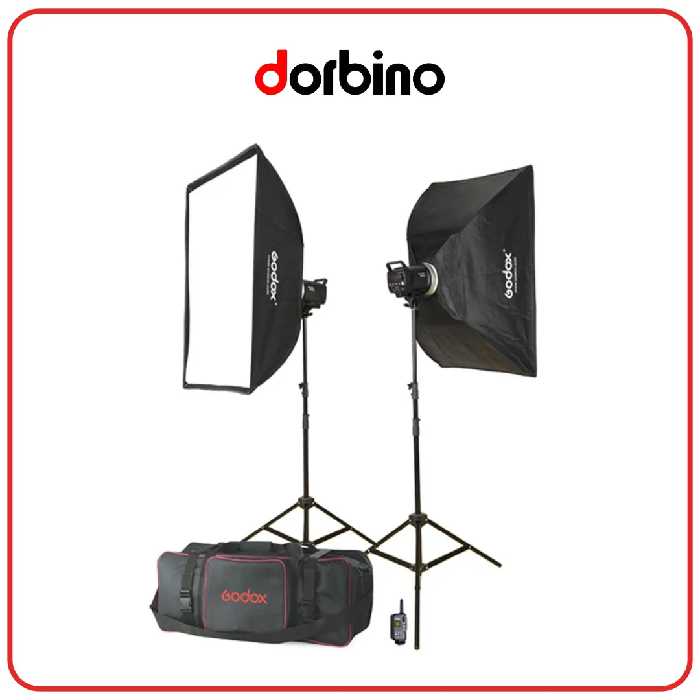 کیت فلاش گودکس Godox MS200-F 2 Monolight Kit - فروشگاه دوربین دوربینو