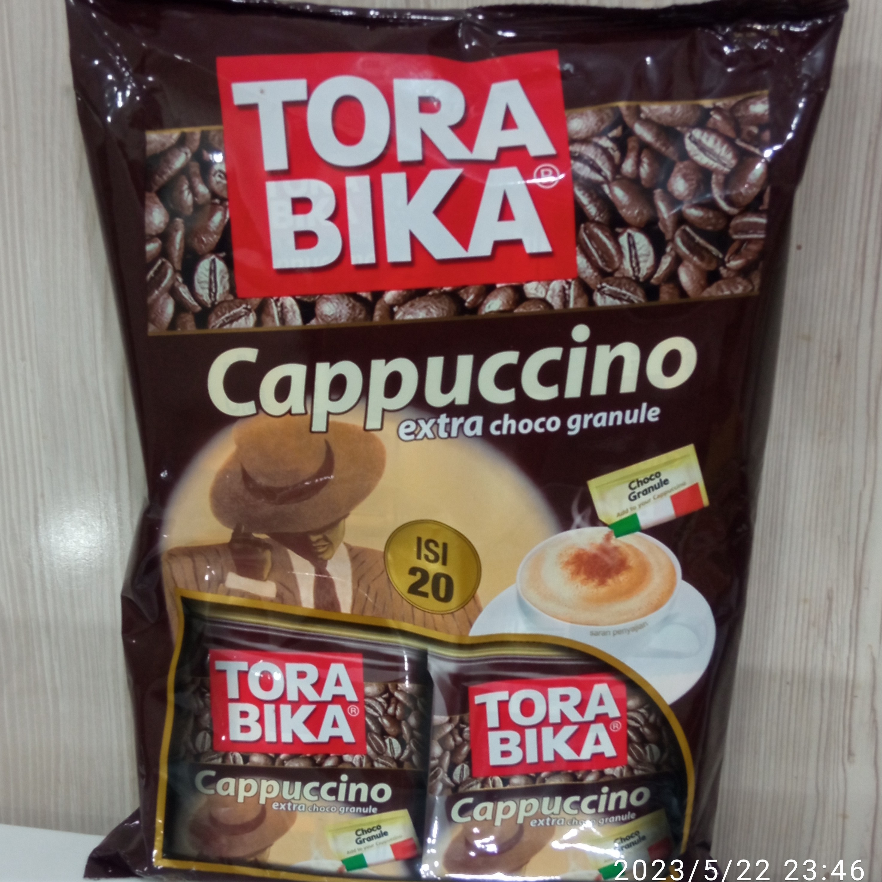 کاپوچینو ترابیکا اصل (بسته 20 تایی25 گرمی)
