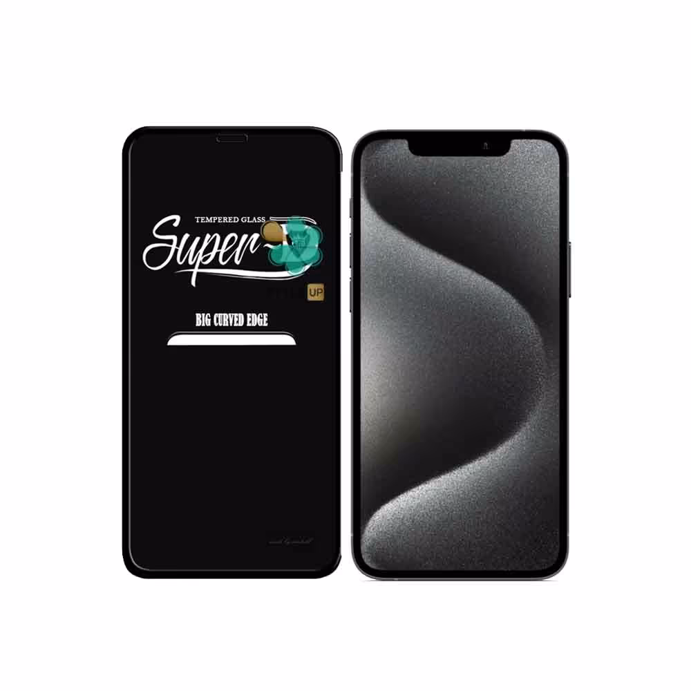 گلس گوشی تمام صفحه Super D مناسب Apple iPhone 15 Pro