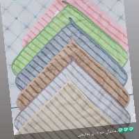 دستمال 40در 40پولیشی پک 12عددی جنس ضخیم درجه یک نرم لطیف اب گیری بسیار عالی برای نظافت 