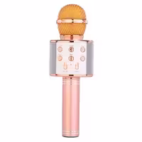 میکروفون اسپیکر مدل WS-858 یک میکروفون همه کاره با قابلیت اتصال بی سیم (بلوتوثی) و باسیم به تلفن های هوشمند اندروید و IO