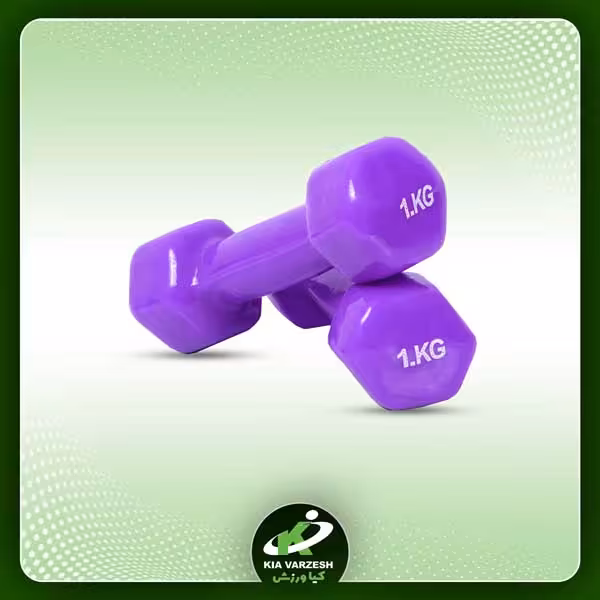 دمبل ایروبیک 1 کیلویی  جفتی - مشخصات، قیمت و خرید