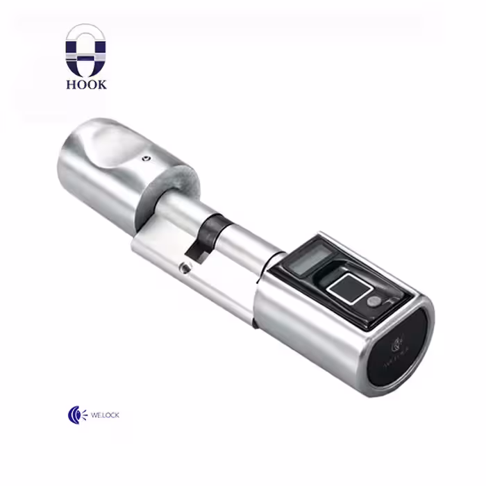 خرید سیلندر قفل هوشمند اثر انگشتی L6SECB برند WeLock | هوک