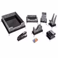 ست رومیزی مدیریتی 8 تیکه قائم کد 308AP رنگ طوسی سنگی