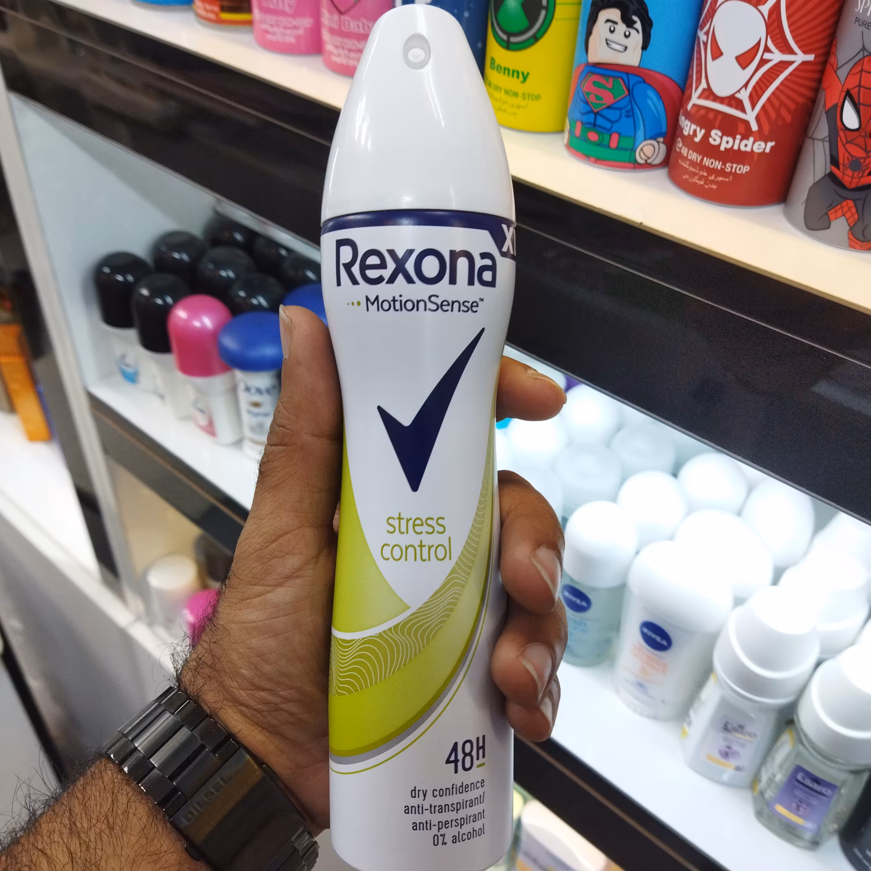 اسپری رکسونا ضد تعریق استرس کنترل stress control حجم 200 میلی لیتر