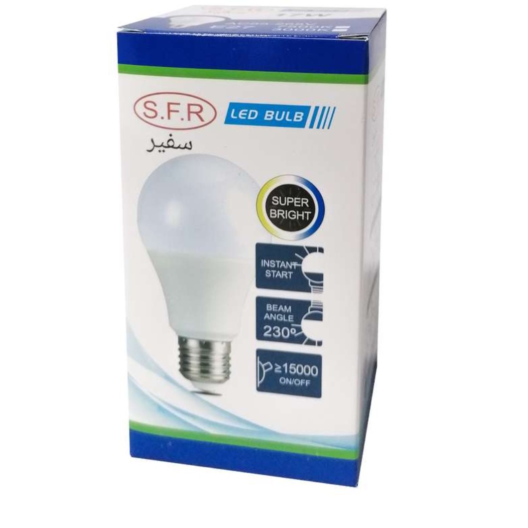 لامپ13وات سفیر