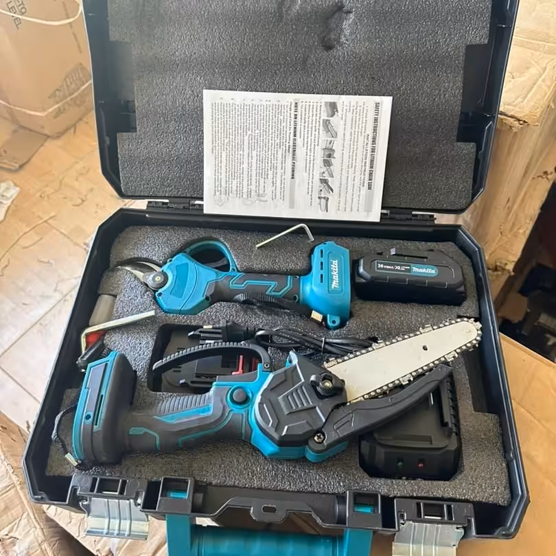 پک دوقلو باغبانی ماکیتا(قیچی و اره شارژی)