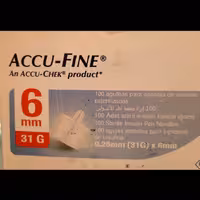 سرسوزن انسولین 6mm