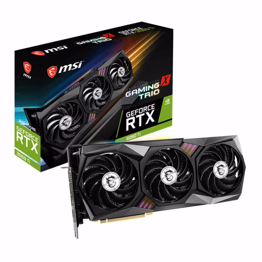 کارت گرافیک ام اس آی RTX 3060 Ti GAMING X TRIO
