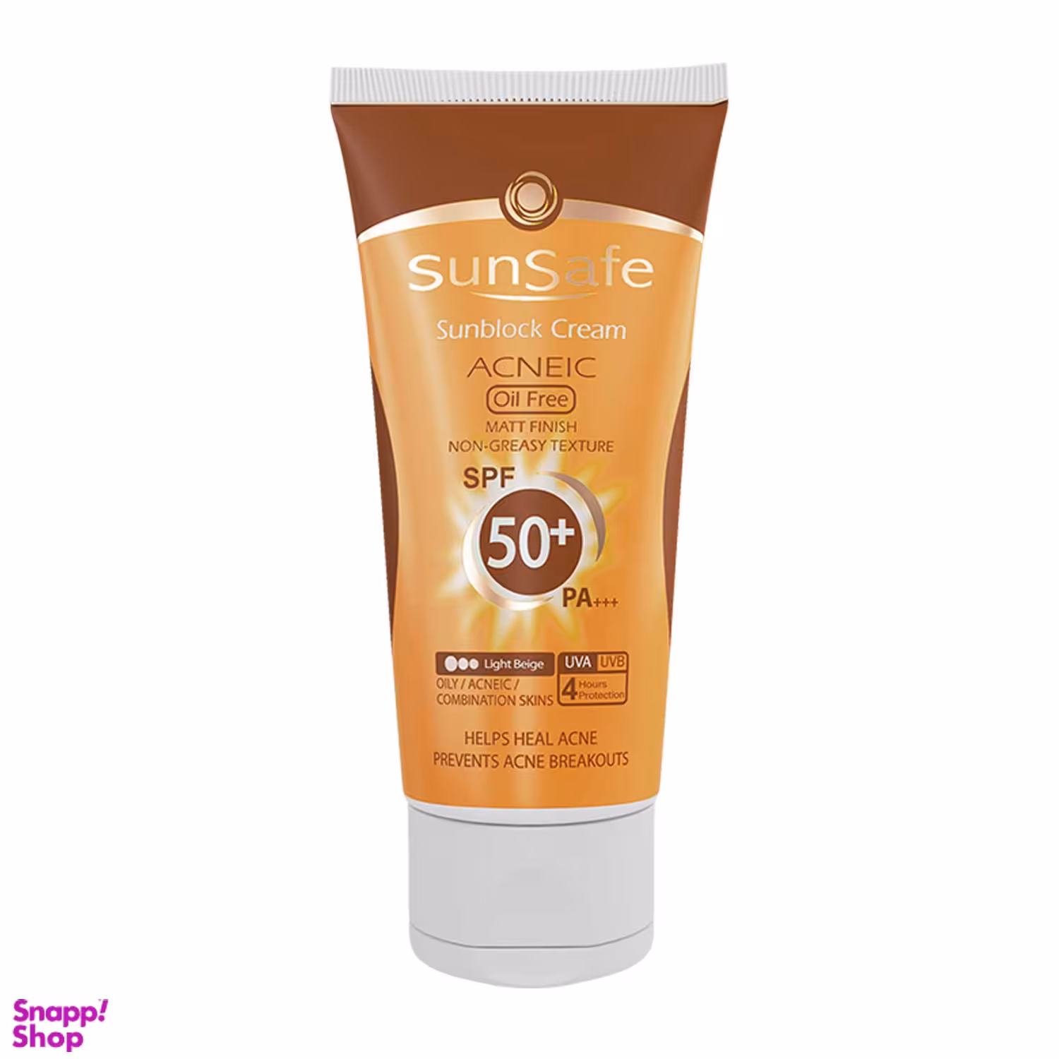 کرم ضد آفتاب سان سیف (Sunsafe) مدل Mat Finish با SPF50 حجم 40 میلی لیتر