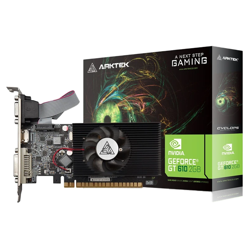 کارت گرافیک ARKTEK GeForce GT610 2GB | آی تی هوم