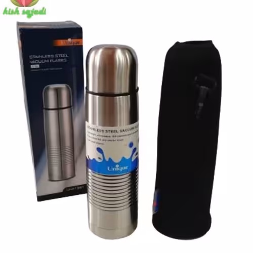 فلاکس قلمی استیل دو جداره یونیک 8 دهم لیتر  