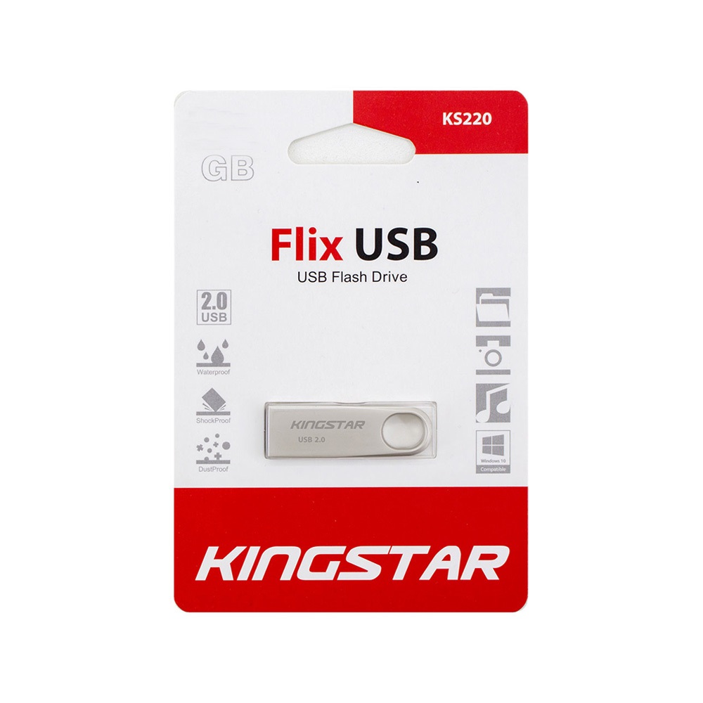 فلش مموری KingStar مدل KS220 USB2.0 FLIX ظرفیت 32 گیگابایت