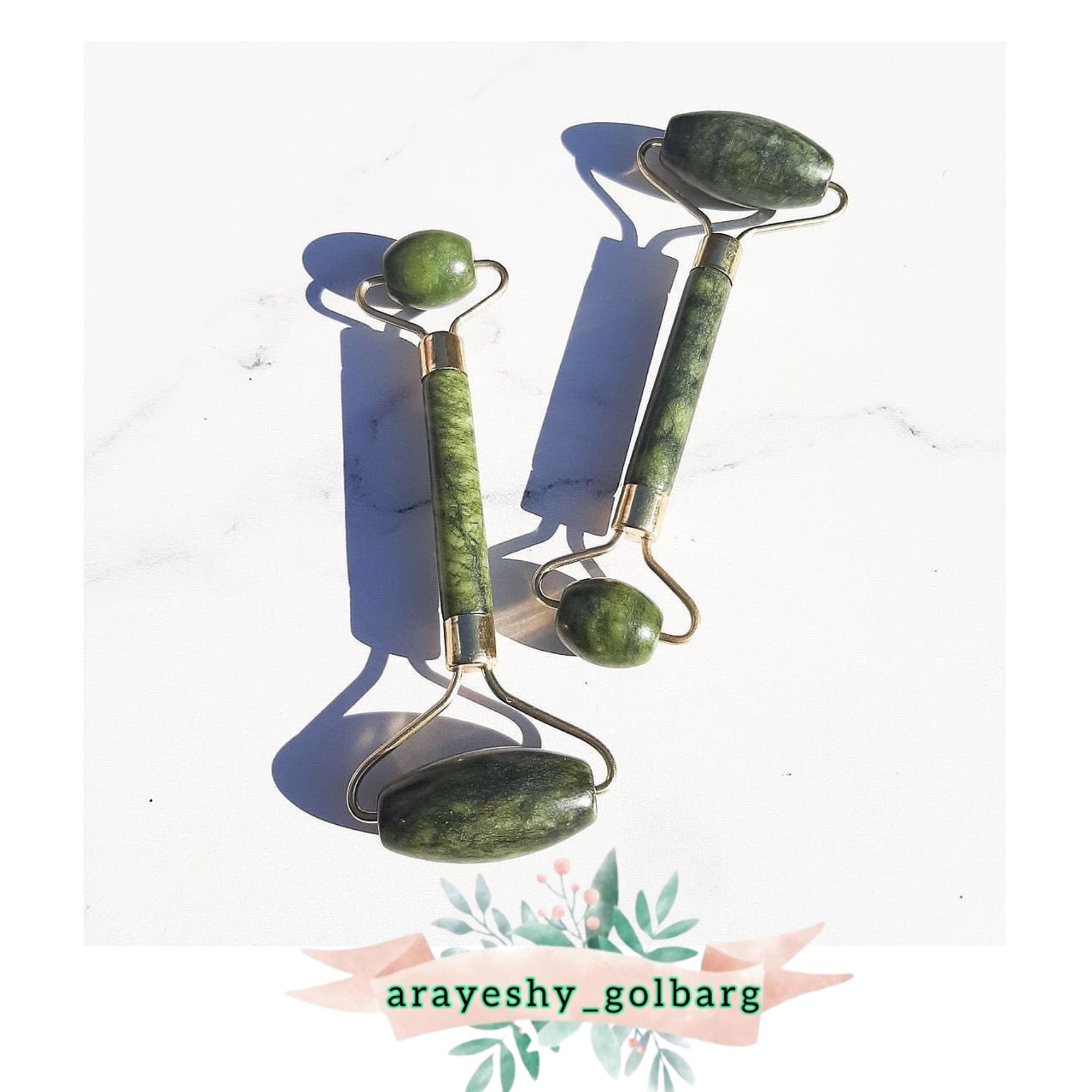 ماساژور صورت جیدرولر سنگ یشمی