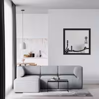 تابلو آینه الف طرح عشق