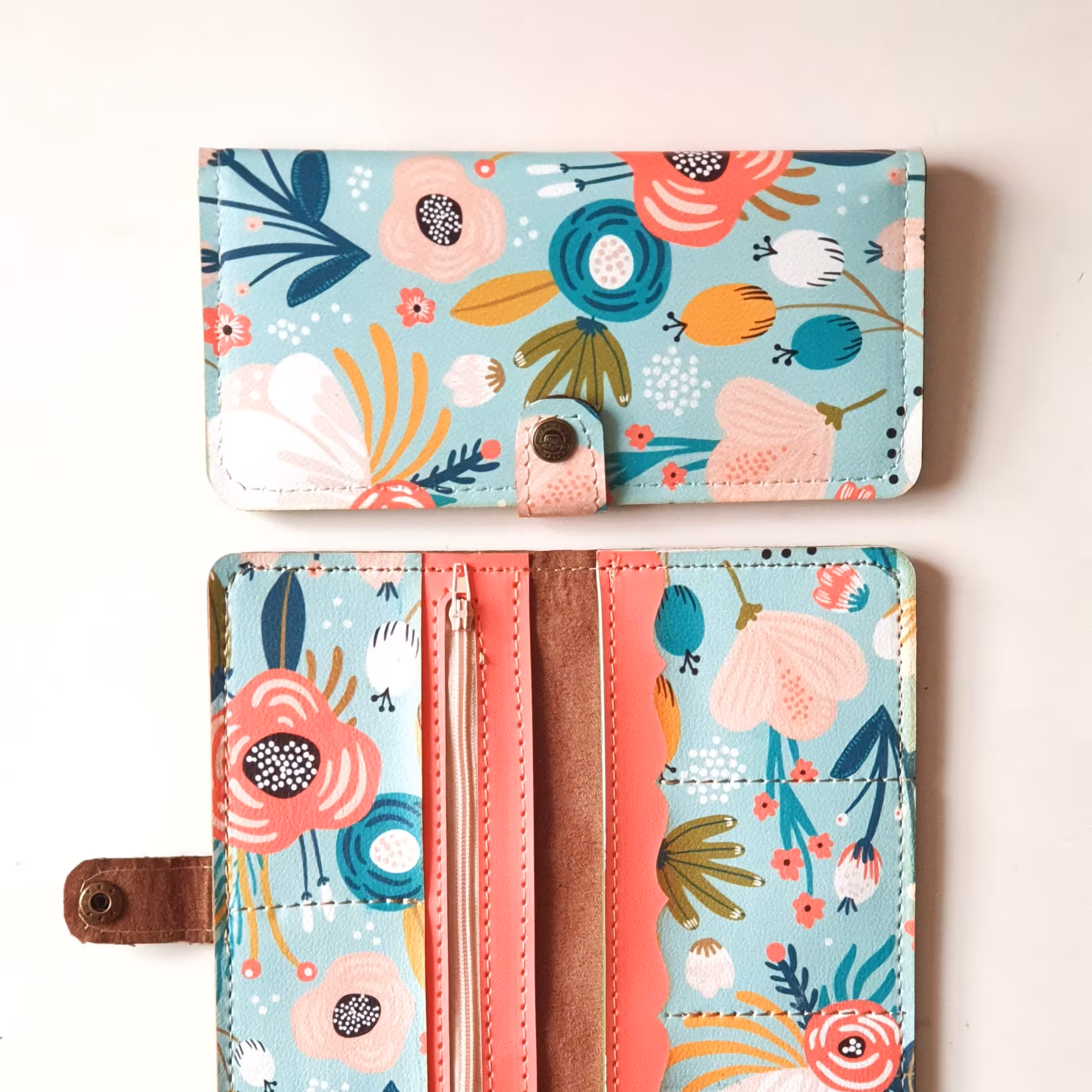 کیف پول فانتزی گلگلی چرم مصنوعی طرح 13