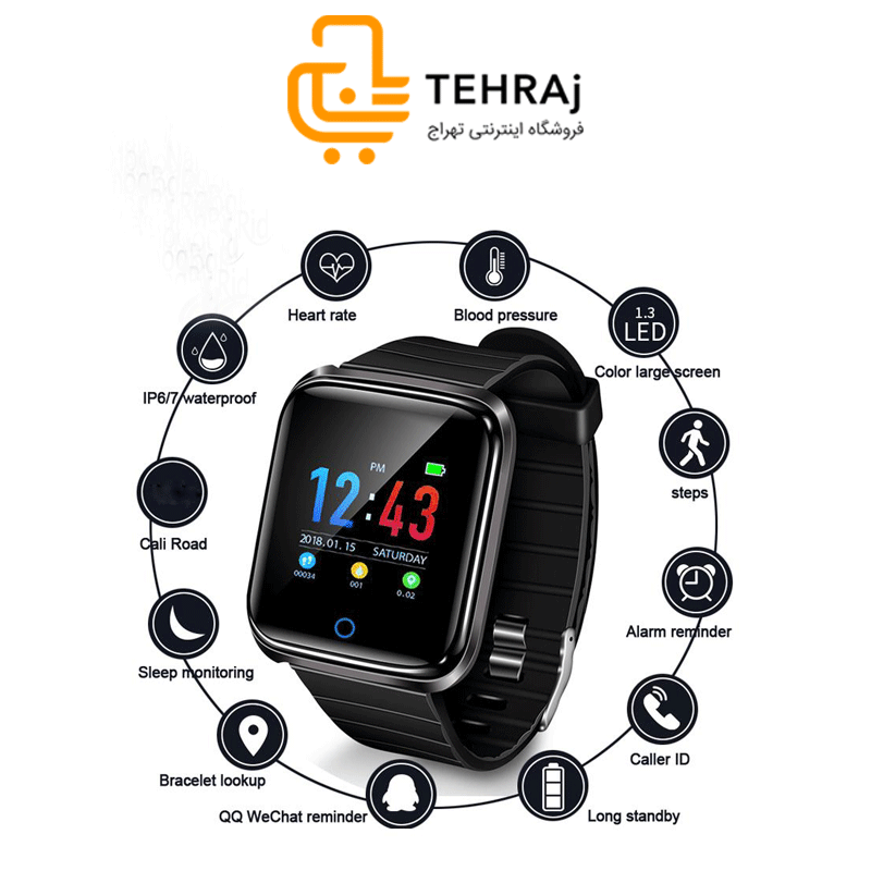 ساعت هوشمند لمسی دی بیست و هشت smart watch d28
