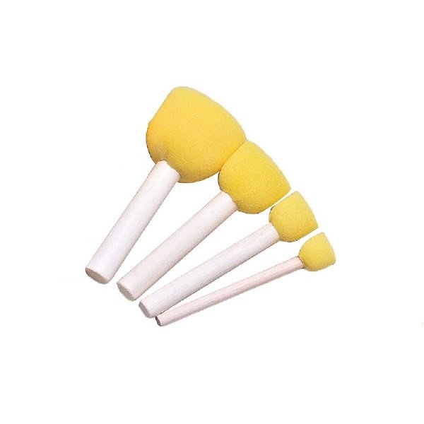 تامپون و قلم ابری گرد طراحی کیک و فوندانت اسفنجی مجموعه 4 عددی


