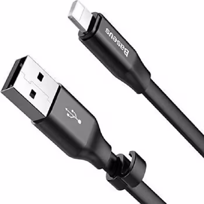 کابل پاوربانکی دوکاره لایتنینگ،میکرو USB با طول 23 سانتی متر باسئوس مدل CALMBJ-B01-I