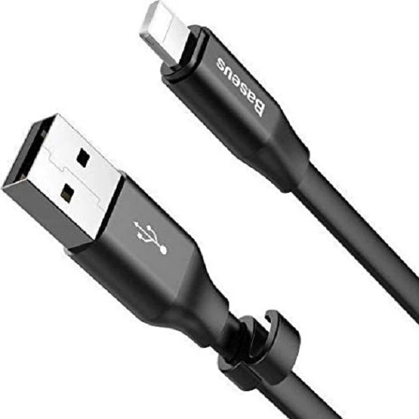 کابل پاوربانکی دوکاره لایتنینگ،میکرو USB با طول 23 سانتی متر باسئوس مدل CALMBJ-B01-I