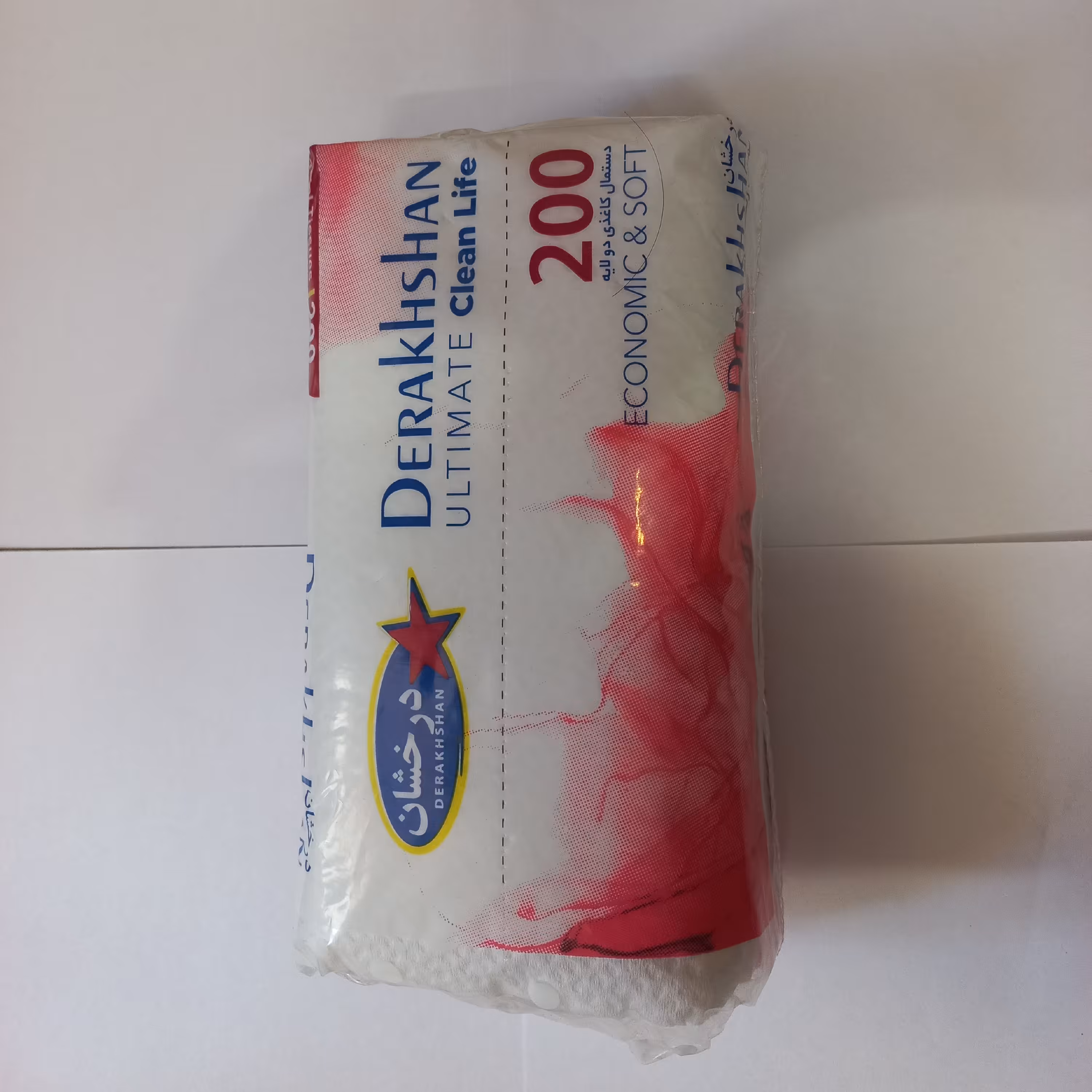 دستمال کاغذی 200 برگ درخشان