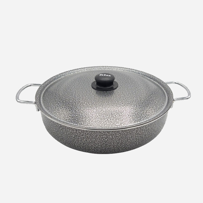 تابه درب دار تابان سایز 34 دو دسته