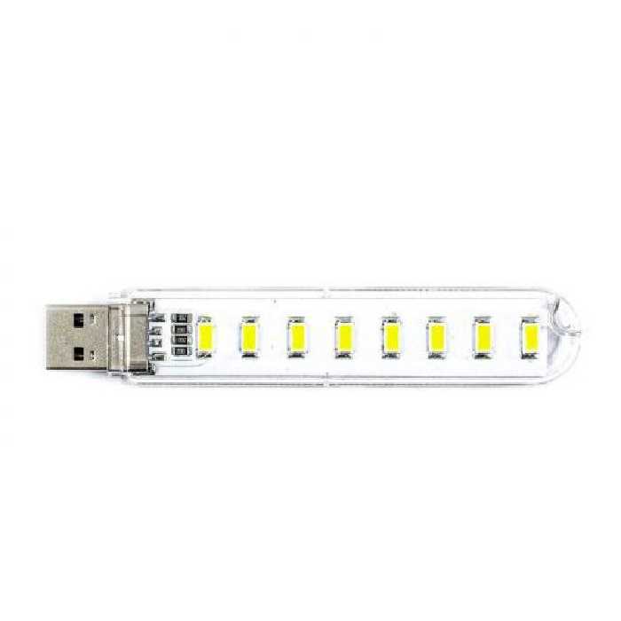 چراغ LED هشت تایی USB دارای قاب محافظ   (ارسال رایگان)