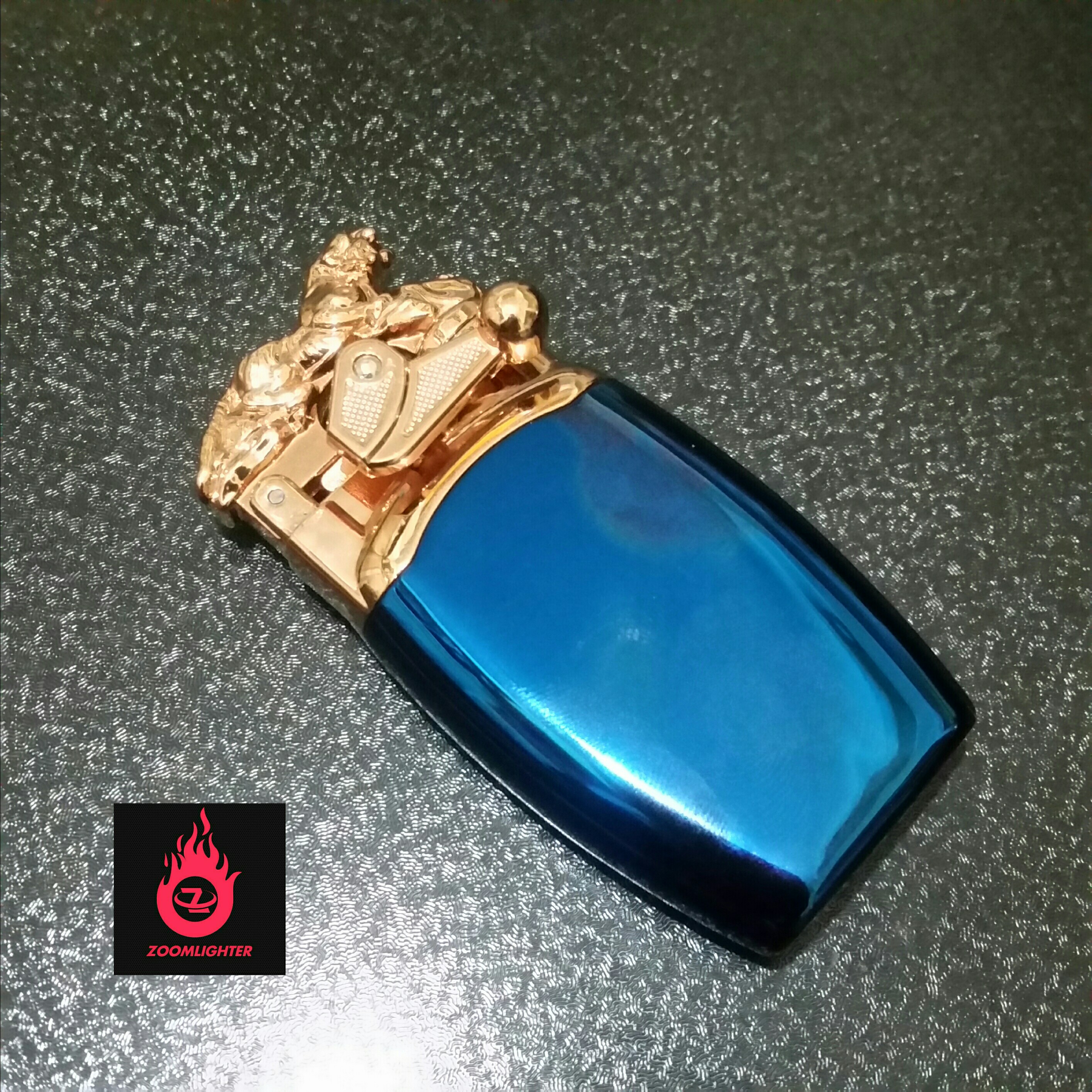 فندک گازی اتمی هندلی کروم 