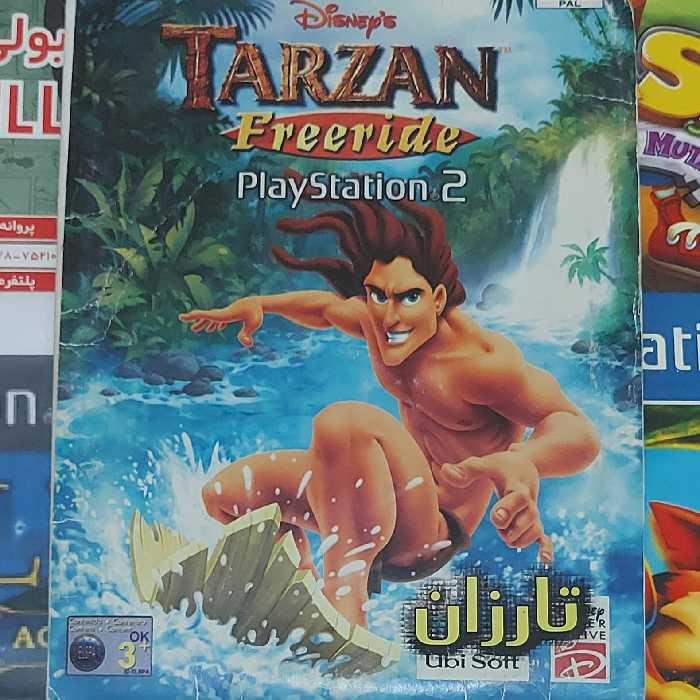 خرید بازی پلی استیشن 2 دو بازی تارزان Tarzan گیم مخصوص ps2 سی دی بازی اکشن play station 2