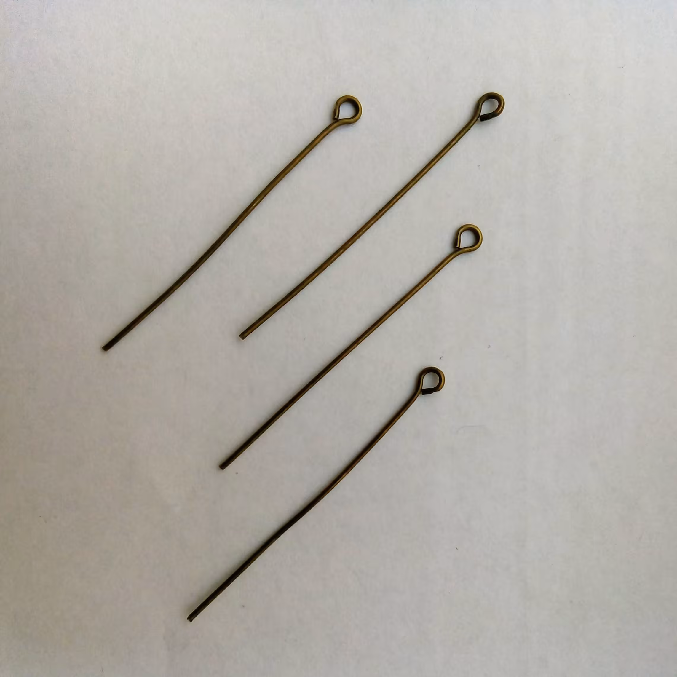 میخ ته حلقه برنزی(بسته 10 عددی)