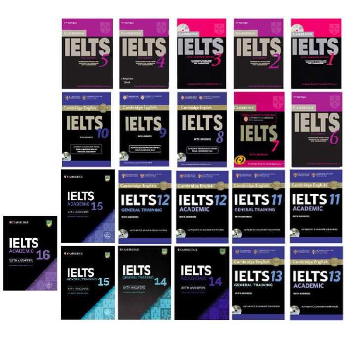  کتاب Cambridge IELTS General and Academic اثر جمعی از نویسندگان انتشارات آریونا 21 جلدی