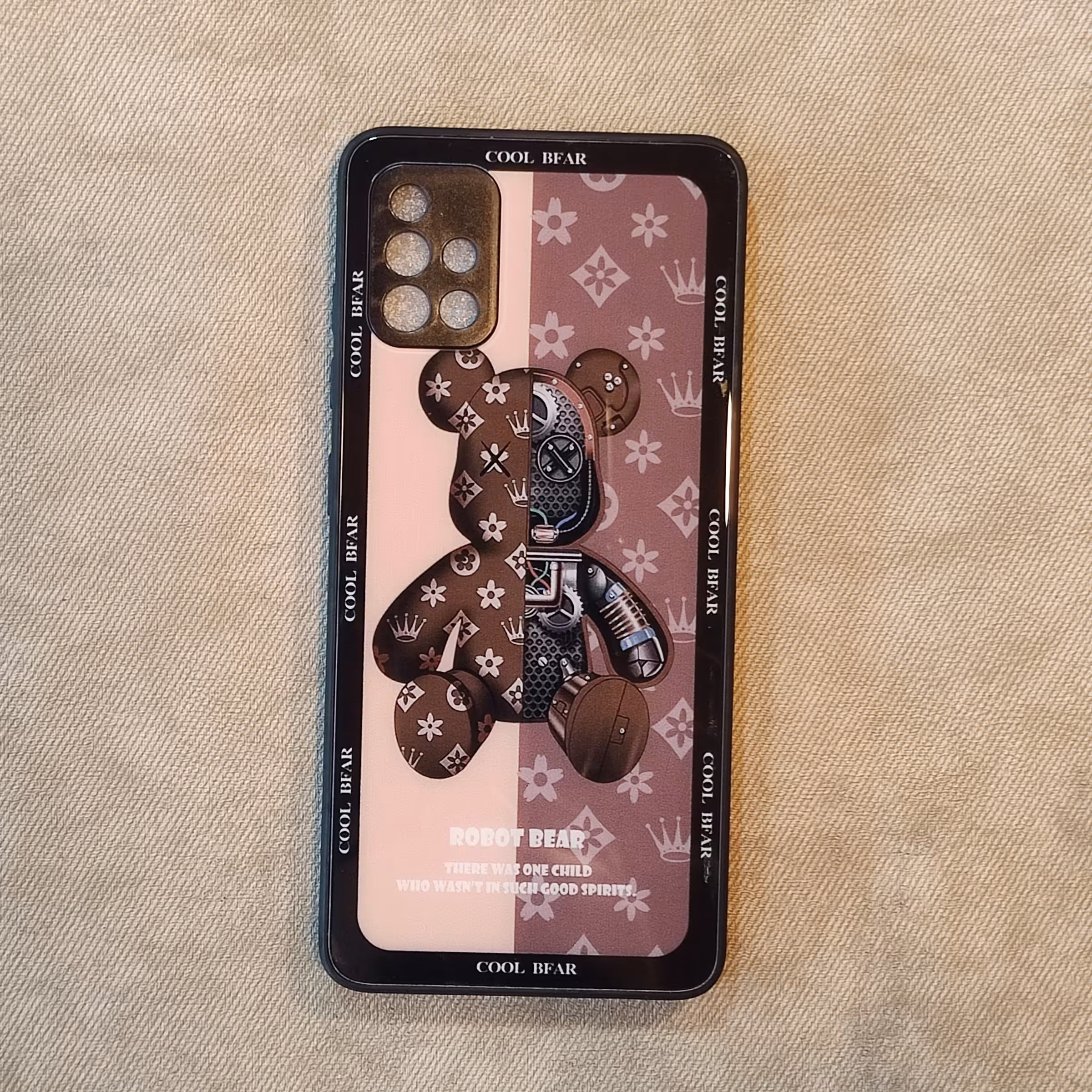 کاور گوشی طرح خرسی مدل A51