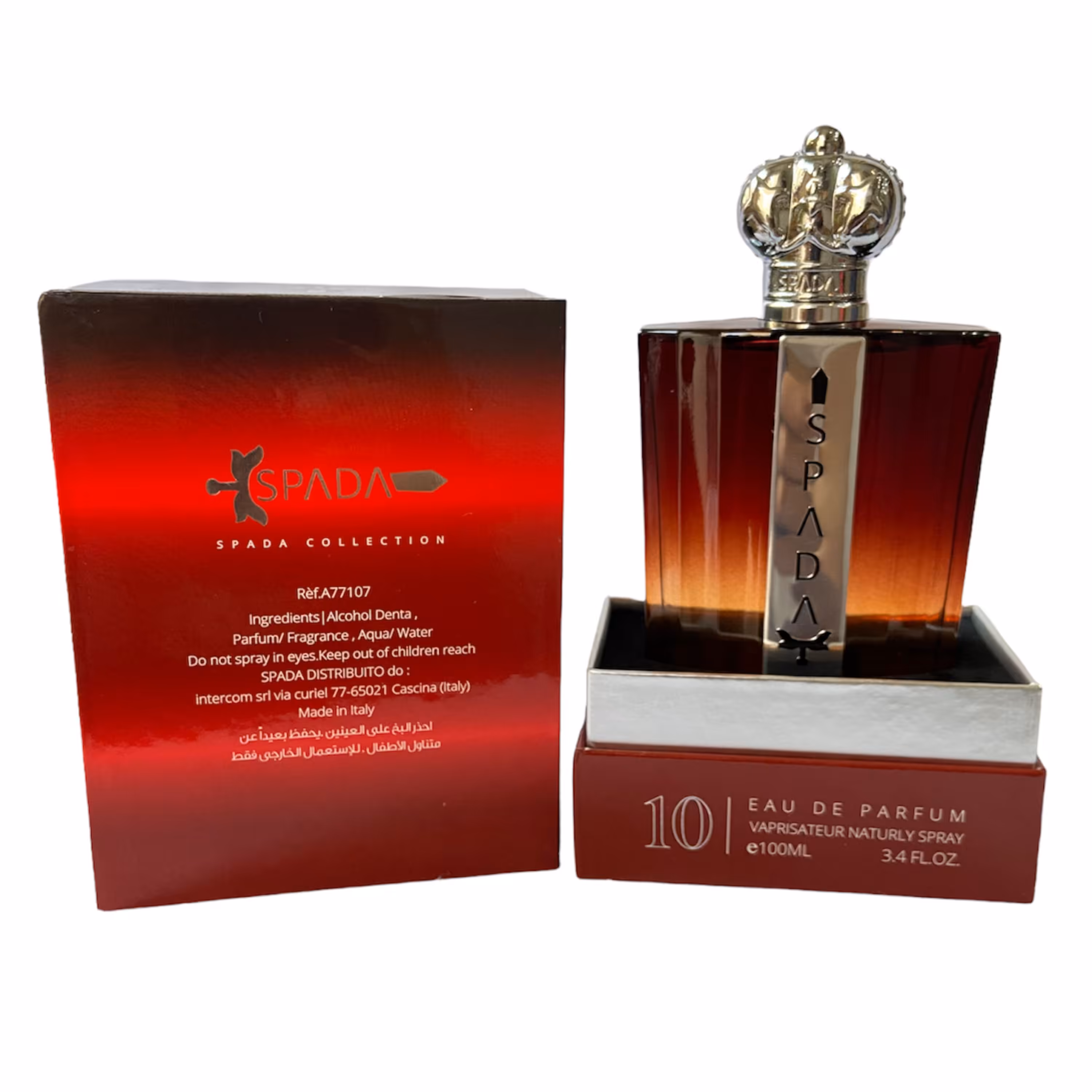 ادکلن دیور فارنهایت از برند ایتالیایی اسپادا حجم 100 میلی لیتر