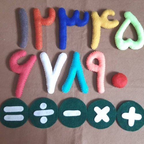 اعداد ریاضی 1تا 10 بهمراه جمع و تفریق و مساوی